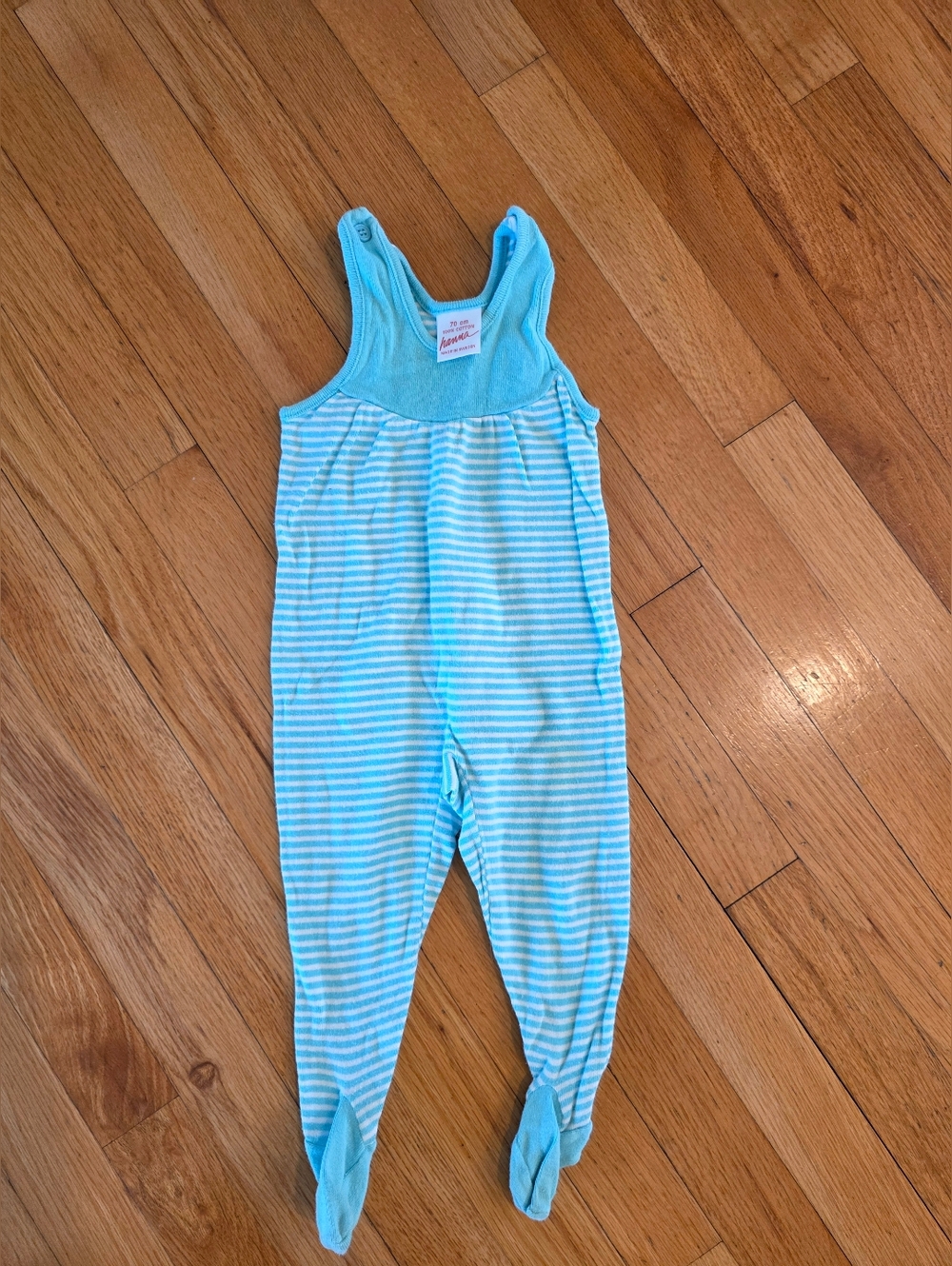 Hanna Andersson Vintage Label Sleeveless Footie Romper